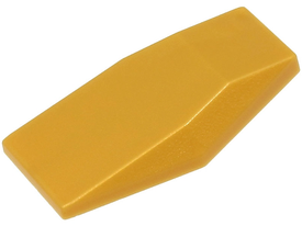 LEGO® los onderdeel Groot figuur in kleur Parel Goud 28220