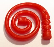 LEGO® los onderdeel Wapen in kleur Rood 61975