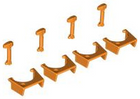 LEGO® los onderdeel Hoofddeksel Accessoire Oranje 72329