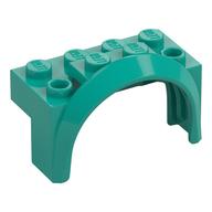 LEGO® los onderdeel Spatbord in kleur Donker Turkoois 3387