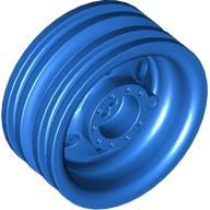 LEGO® los onderdeel Wiel in kleur Blauw 56904