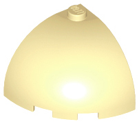 LEGO® los onderdeel Steen Rond in kleur Geelbruin 88293