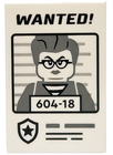 LEGO® los onderdeel Tegel met Motief in kleur Wit 26603pb395
