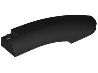 LEGO® los onderdeel Wig in kleur Zwart 77182