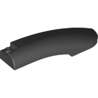 LEGO® los onderdeel Wig in kleur Zwart 77182