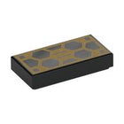 LEGO® los onderdeel Tegel met Motief Zwart 3069pb1207