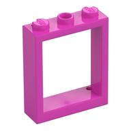 LEGO® los onderdeel Raamkozijn in kleur Donker Roze 51239