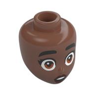 LEGO® los onderdeel Hoofd in kleur Medium Bruin 106009