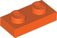 Plaatje in Gallery viewer laden, LEGO® los onderdeel Plaat Algemeen Roodachtig Oranje 3023