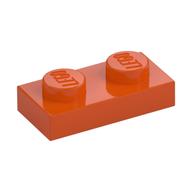 Plaatje in Gallery viewer laden, LEGO® los onderdeel Plaat Algemeen Roodachtig Oranje 3023
