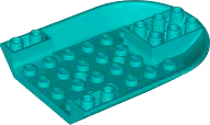 LEGO® los onderdeel Vliegtuig in kleur Donker Turkoois 11295