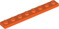 Plaatje in Gallery viewer laden, LEGO® los onderdeel Plaat Algemeen Roodachtig Oranje 3460
