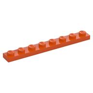 Plaatje in Gallery viewer laden, LEGO® los onderdeel Plaat Algemeen Roodachtig Oranje 3460