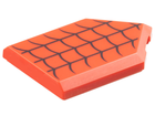 LEGO® onderdeel Tegel Aangepast met Motief Rood 22385pb320