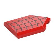 LEGO® onderdeel Tegel Aangepast met Motief Rood 22385pb320