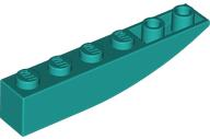 LEGO® los onderdeel Dakpan Gebogen Donker Turkoois 42023