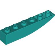 LEGO® los onderdeel Dakpan Gebogen Donker Turkoois 42023