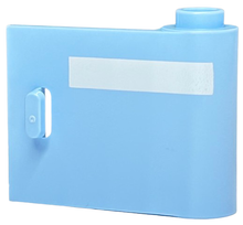 Plaatje in Gallery viewer laden, LEGO® onderdeel Deur met Motief Helder Lichtblauw 92263pb004