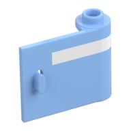 Plaatje in Gallery viewer laden, LEGO® onderdeel Deur met Motief Helder Lichtblauw 92263pb004