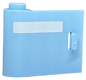 LEGO® onderdeel Deur met Motief Helder Lichtblauw 92262pb004