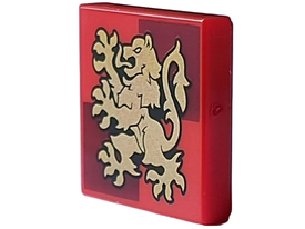 LEGO® los onderdeel Tegel met Motief Rood 3068pb2359