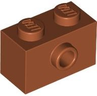 LEGO® los onderdeel Steen Aangepast Donker Oranje 86876