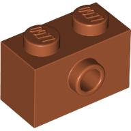 LEGO® los onderdeel Steen Aangepast Donker Oranje 86876