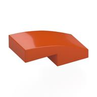 LEGO® los onderdeel Dakpan Gebogen Roodachtig Oranje 11477