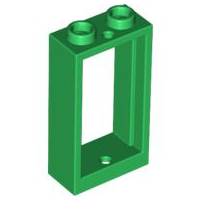 Plaatje in Gallery viewer laden, LEGO® los onderdeel Raamkozijn in kleur Groen 60593