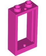 LEGO® los onderdeel Raamkozijn in kleur Donker Roze 60593