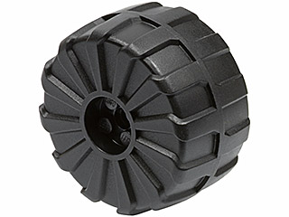 LEGO® los onderdeel Wiel in kleur Zwart 2515