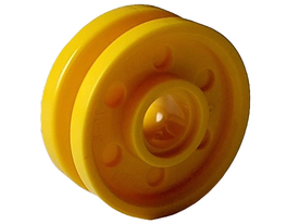 LEGO® los onderdeel Wiel in kleur Geel 13971
