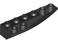 LEGO® los onderdeel Wig in kleur Zwart 41764