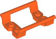 Plaatje in Gallery viewer laden, LEGO® los onderdeel Rails in kleur Roodachtig Oranje 80562