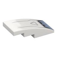 LEGO® los onderdeel Dakpan Gebogen met Motief Wit 93606pb188