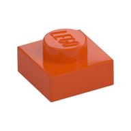 Plaatje in Gallery viewer laden, LEGO® los onderdeel Plaat Algemeen Roodachtig Oranje 3024