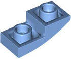 LEGO® onderdeel Dakpan Gebogen Omgekeerd Medium Blauw 24201