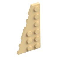 Plaatje in Gallery viewer laden, LEGO® los onderdeel Wig Plaat in kleur Geelbruin 54384