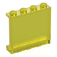 LEGO® los onderdeel Paneel in kleur Doorzichtig Geel 60581