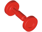 LEGO® los onderdeel Wiel in kleur Rood 2496