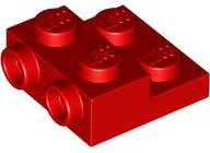 LEGO® los onderdeel Plaat Aangepast in kleur Rood 4304