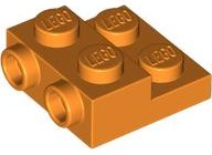 LEGO® los onderdeel Plaat Aangepast in kleur Oranje 4304