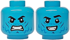 LEGO® los onderdeel Hoofd Donker Azuurblauw 3626pb3529