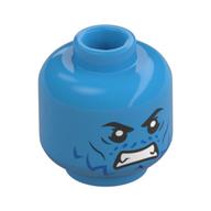Plaatje in Gallery viewer laden, LEGO® los onderdeel Hoofd Donker Azuurblauw 3626pb3529