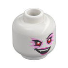 LEGO® los onderdeel Hoofd in kleur Wit 3626pb3530
