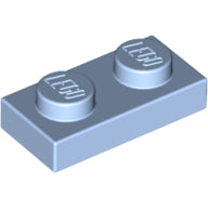 Plaatje in Gallery viewer laden, LEGO® los onderdeel Plaat Algemeen Helder Lichtblauw 3023