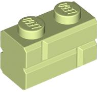 Plaatje in Gallery viewer laden, LEGO® los onderdeel Steen Aangepast Geelachtig Groen 98283