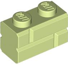 LEGO® los onderdeel Steen Aangepast Geelachtig Groen 98283