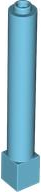 Plaatje in Gallery viewer laden, LEGO® los onderdeel Steunpilaar Medium Azuurblauw 43888