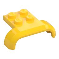 LEGO® los onderdeel Spatbord in kleur Geel 28326